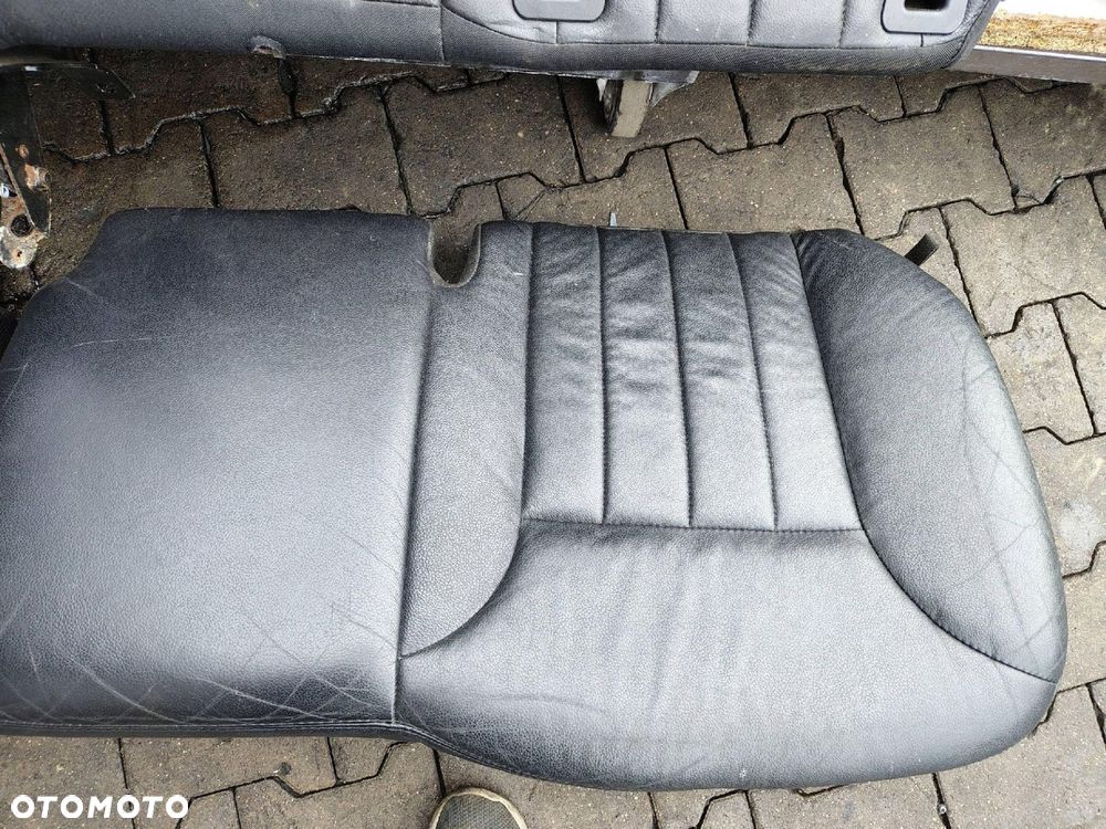 FOTEL FOTELE KANAPA BOCZKI CZARNA SKÓRA KOMPLET MERCEDES ML W164 - 2