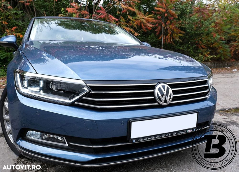 Faruri Full LED compatibile cu VW Passat B8 3G Matrix Design - 12