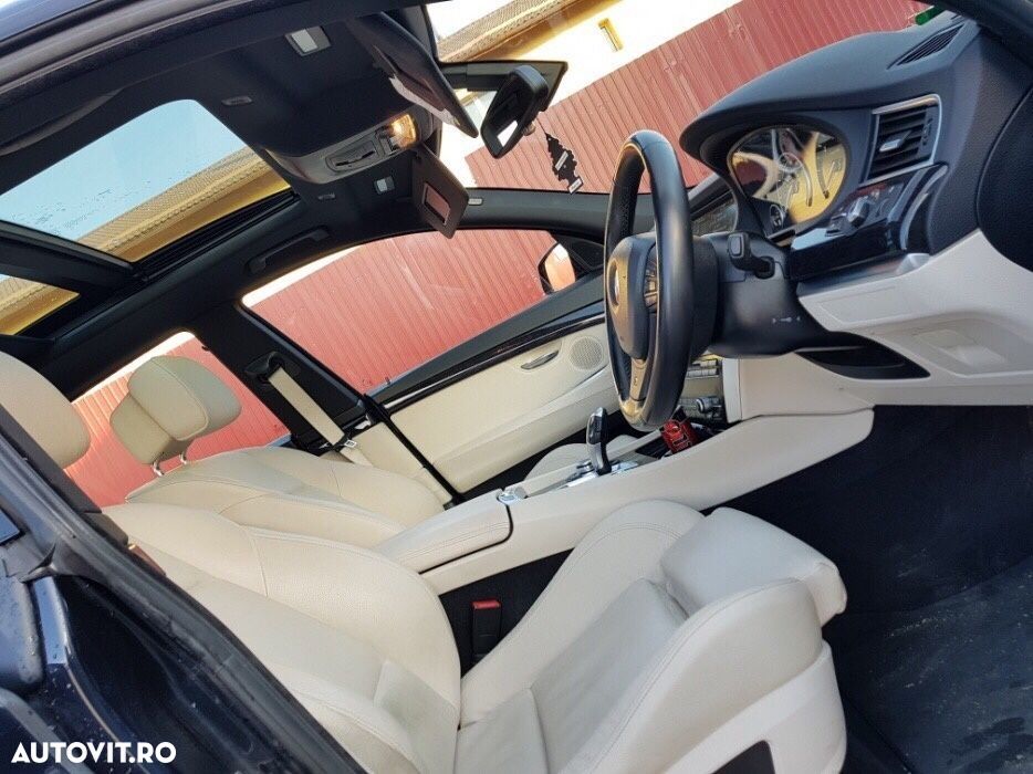 Interior sport piele alba bmw seria 5 GT f07 - 8