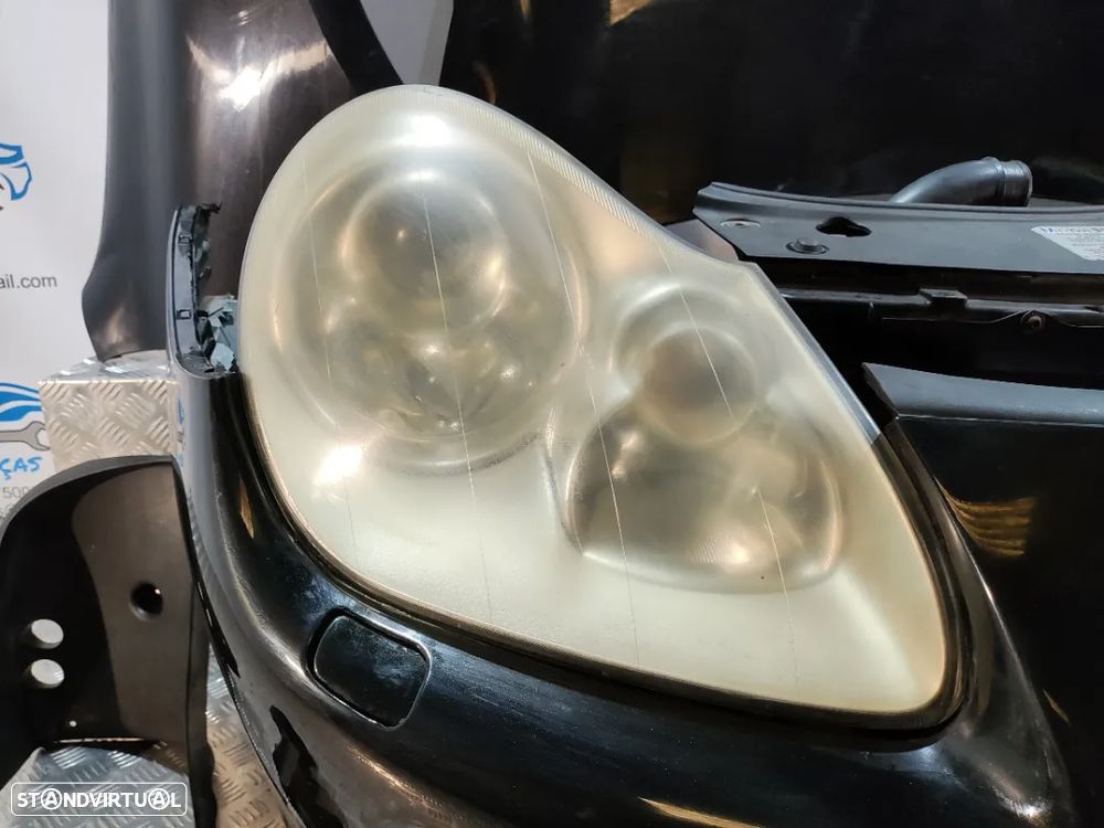 FRENTE COMPLETA PORSCHE CAYENNE 9PA CAPOT PARACHOQUES GUARDALAMAS OTICAS XENON RADIADOR VENTILADOR FRENTE FIBRA - 12