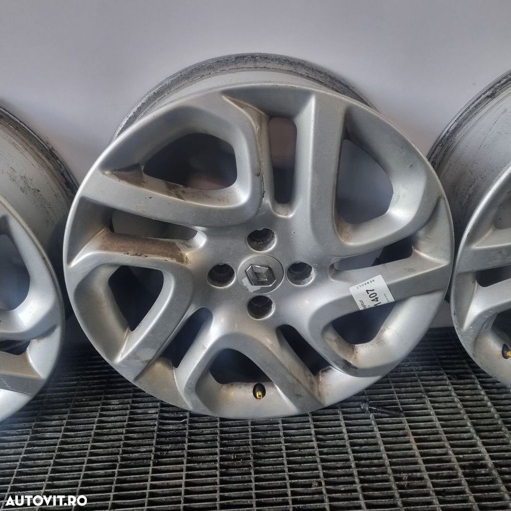 Jante aliaj Renault Captur 2013 - 2017 (1407) R17 4x100 fara et - 4