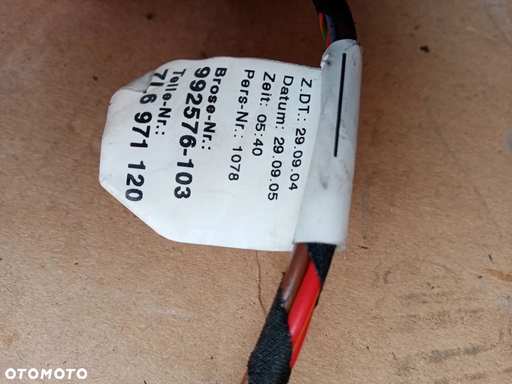 Wiązka instalacja drzwi lewy przód VW Touareg 7L6971120 - 2