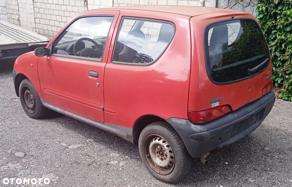 Na części Seicento 900 lak. 199/A skrzynia silnik 187AXA1A drzwi maska lampa zderzak klapa szyba błotnik fotel kanapa - 8