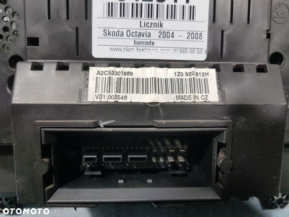 SKODA OCTAVIA II 1.9 TDI LICZNIK 1Z0920812H - 5
