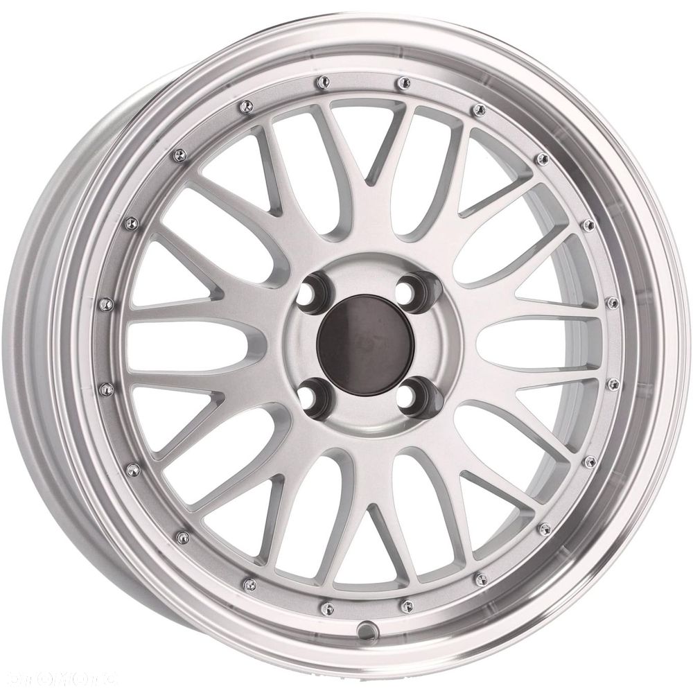 4x Felgi Kute 15 4x100 m.in. do VW Golf II BMW E30 E21 HONDA Civic CRX Mini BBS Styl - A1025 (3S215) - 6