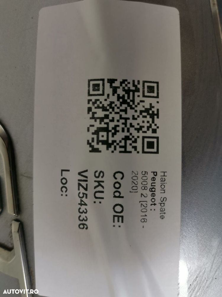 Haion Capota Portbagaj Peugeot  5008 2 2016 2017 2018 2019 2020 Origin - 8