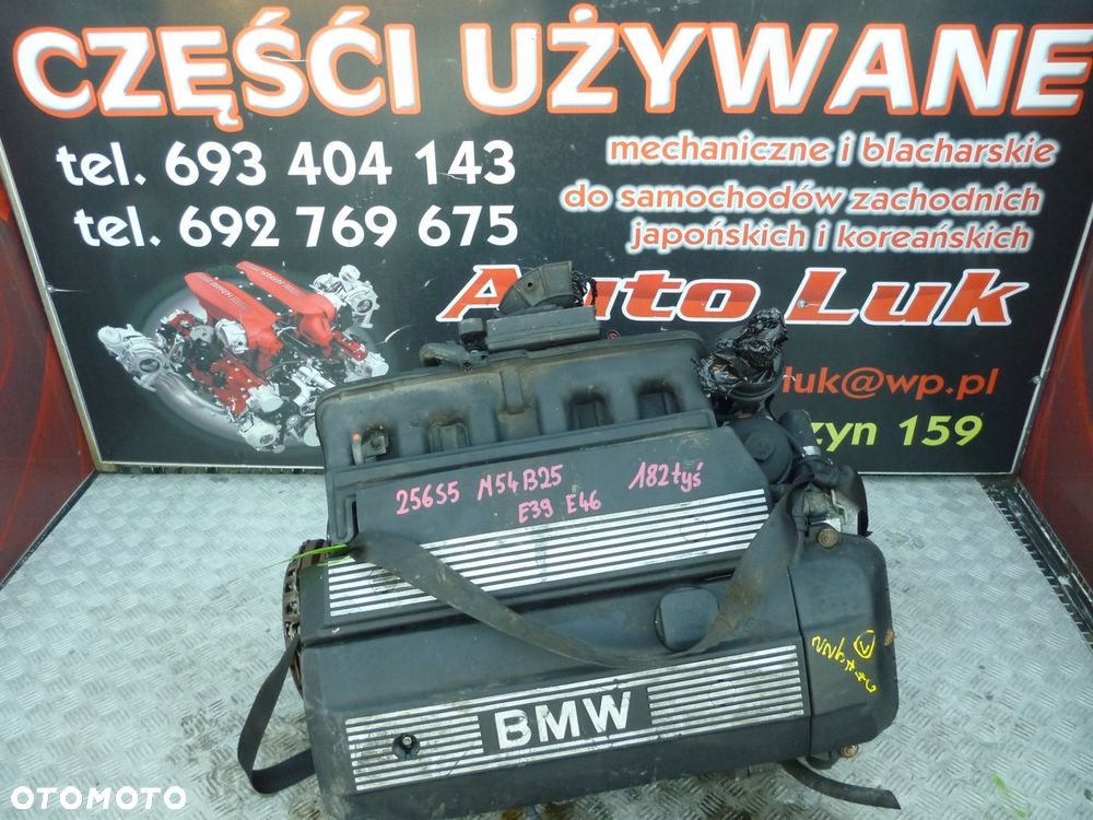 SILNIK KOMPLETNY BMW E46 E39 2.5 R6 M54B25 256S5 182 TYS
