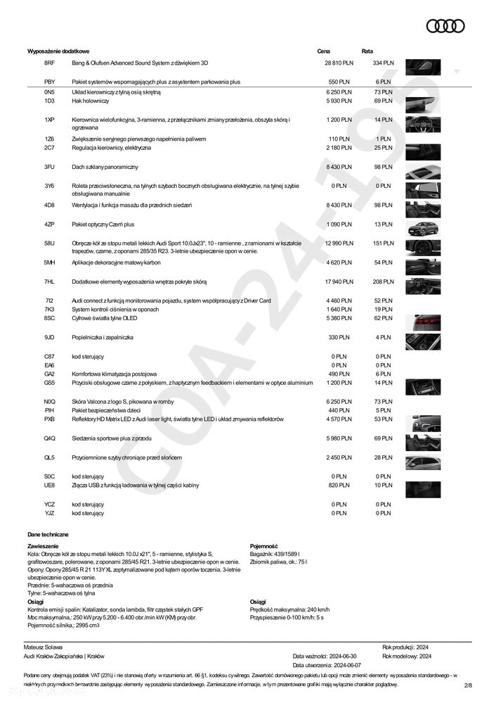 Audi Q8 60 TFSI e PHEV Quattro Tiptronic - 6