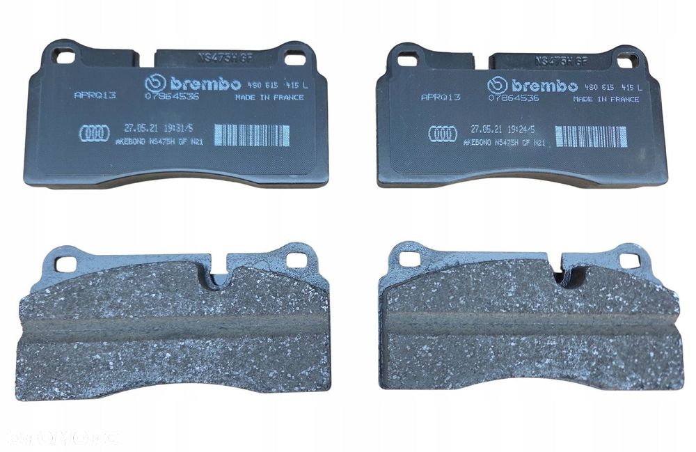 OE AUDI R8 4S 420 LAMBORGINI HURACAN KLOCKI HAMULCOWE TYŁ TYLNE 4S0615415L - 1