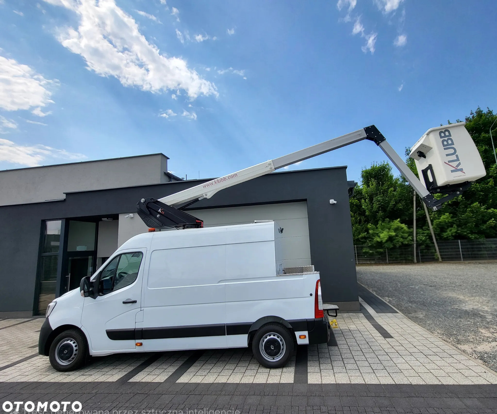 Renault Master L3H2, Podnośnik Koszwy/Zwyżka KLUBB K26, klima, tempomat - 9