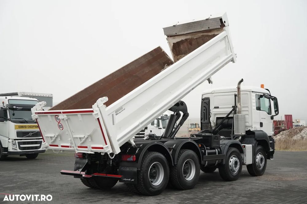 MAN TGS 35.420 / 8x4 / BASCULĂ DUBLĂ / HIDRODOXIE LATERALĂ / BORDMATIC / AUTOMATĂ - 4