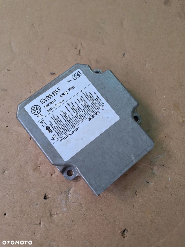 moduł poduszek sensor airbag Skoda sharan Fabia II 1C0909605F   (51/10)    (105/2) - 6