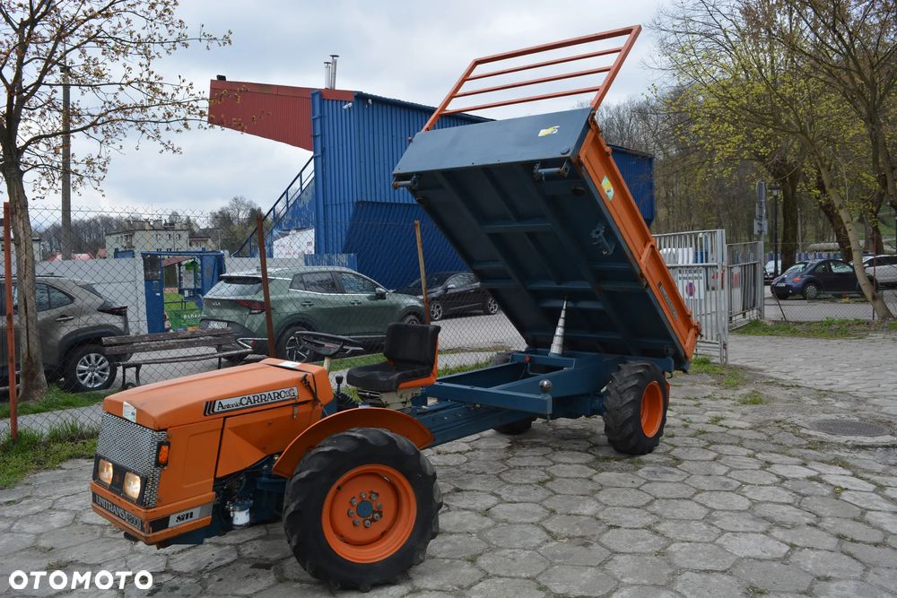 ANTONIO CARRARO UNITRANS Tipo 4800 _SOLIDNY TRAKTOREK 4x4 z PRZYCZEPĄ 3 STRONNA WYWROTKA BLOKADY REDUKTOR BIEGI SZOSOWE TERENOWE-WOM - 2