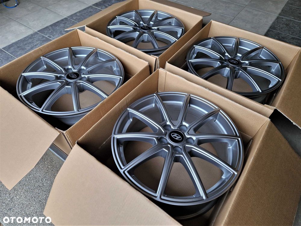 Alufelgi 18 5x114,3 Hyundai i30 i40 ix35 Tucson Santa Fe GRAFIT ! 752# - 4