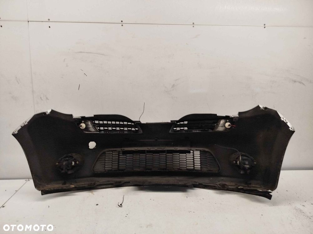 ^ ZDERZAK PRZÓD PRZEDNI NISSAN MICRA K12 LIFT FL KY0 KY0G SREBRNY HALOGENY - 5