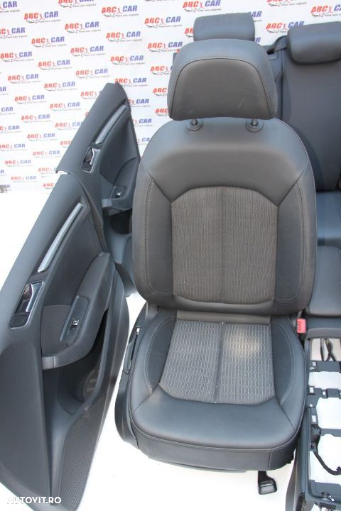 Interior de piele si material negru Audi A3 8V SPORTBACK Model 2015 !!! NU ESTE DE ANGLIA !!! - 3