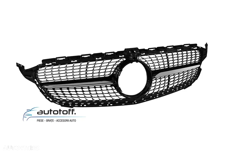 Grila centrala Mercedes C-Class W205 S205 C205 A205 (14-18) Diamond Design - 7