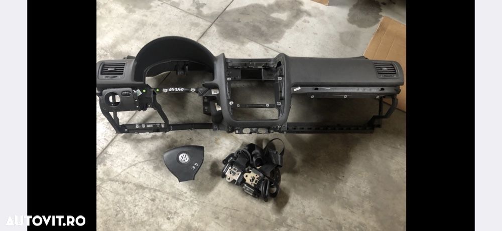 VW GOLF 5 2004-2010 Airbag volan,airbag pasager,plansa bord si centuri - 1