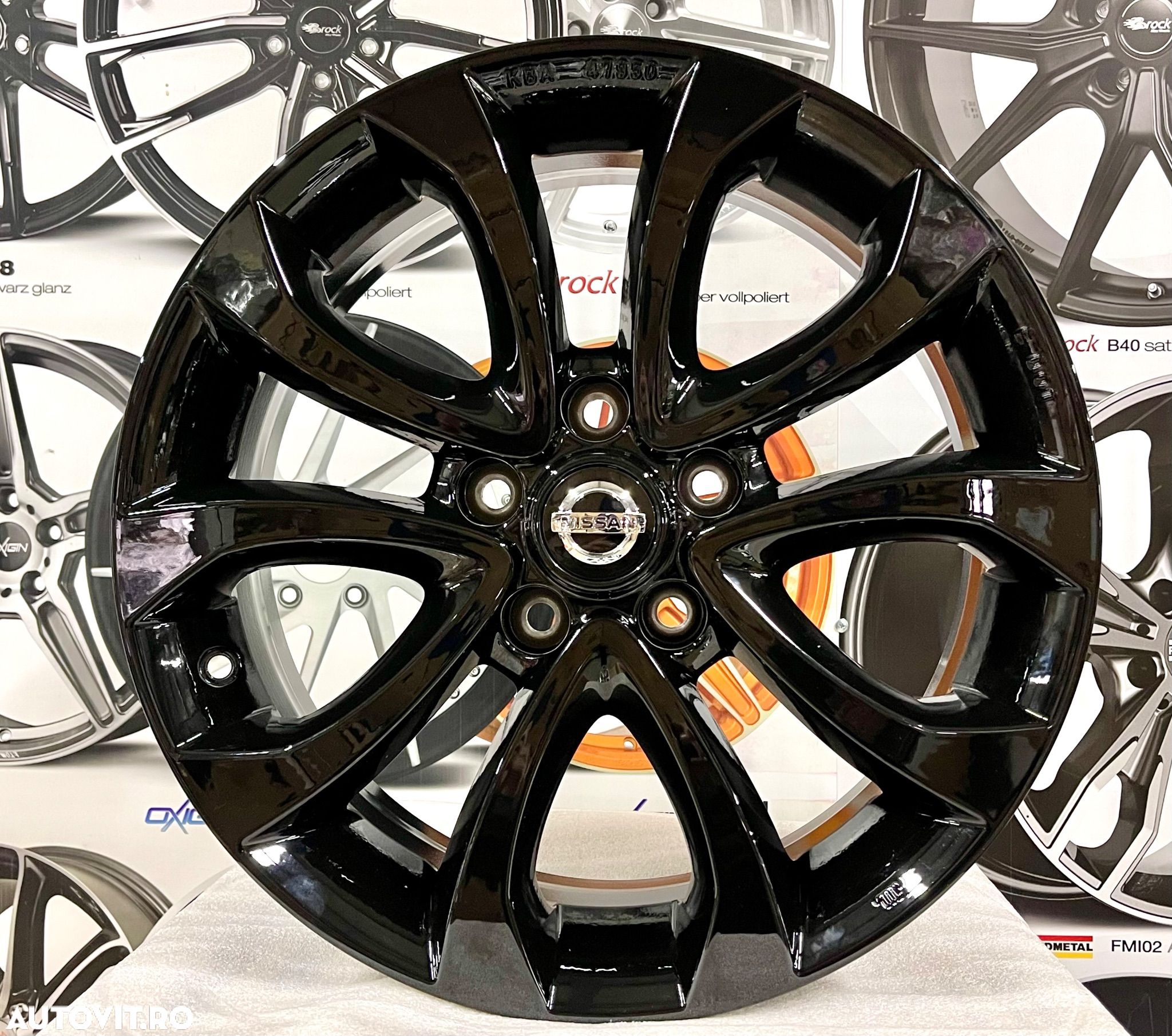 Jante Nissan Juke, Qashqai, Leaf, Murano, X-trail, noi, 17 inch, originale - 1
