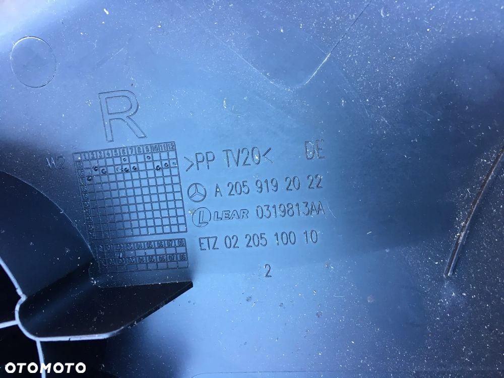 Mercedes W213 Osłona Maskownica Fotela Przód Prawa A2059192022 - 4