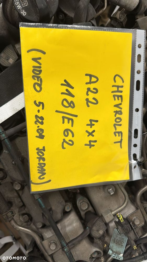 Chevrolet A22 4X4 2.2 diesel silnik kompletny z pełnym osprzętem gotowy do montażu VIDEO PRACY SILNIKA - WHATSAPP LUB LINK W OPISIE - 7