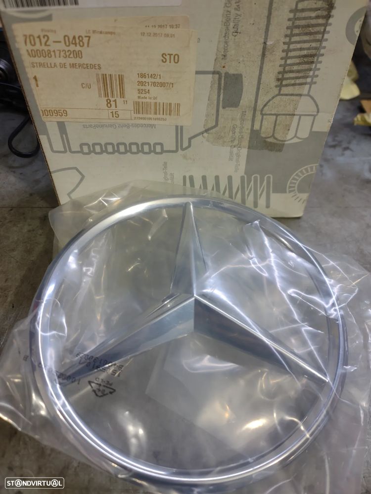 Estrela Grelha Mercedes Nova Original A0008173200 - 1