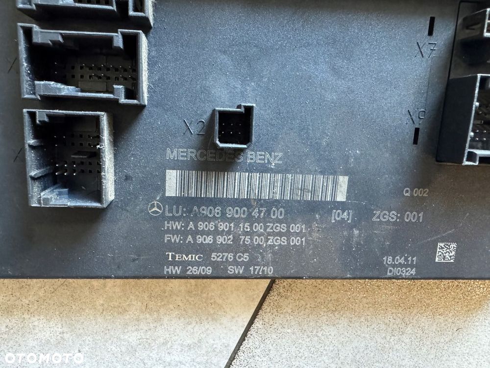 Sprinter 906 3,0 CDI 06-12 zestaw startowy sterownik A6429008500 - 4
