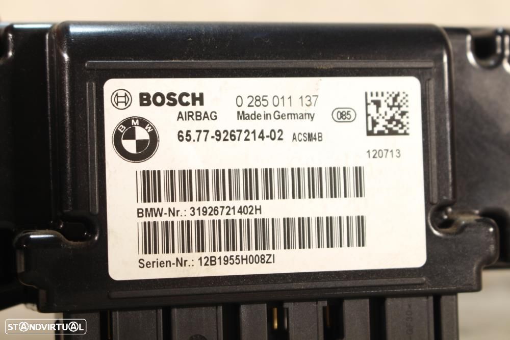 Centralina De Airbags Bmw 1 (F20)  65779267214 / 9267214 / 0285011137 - 7