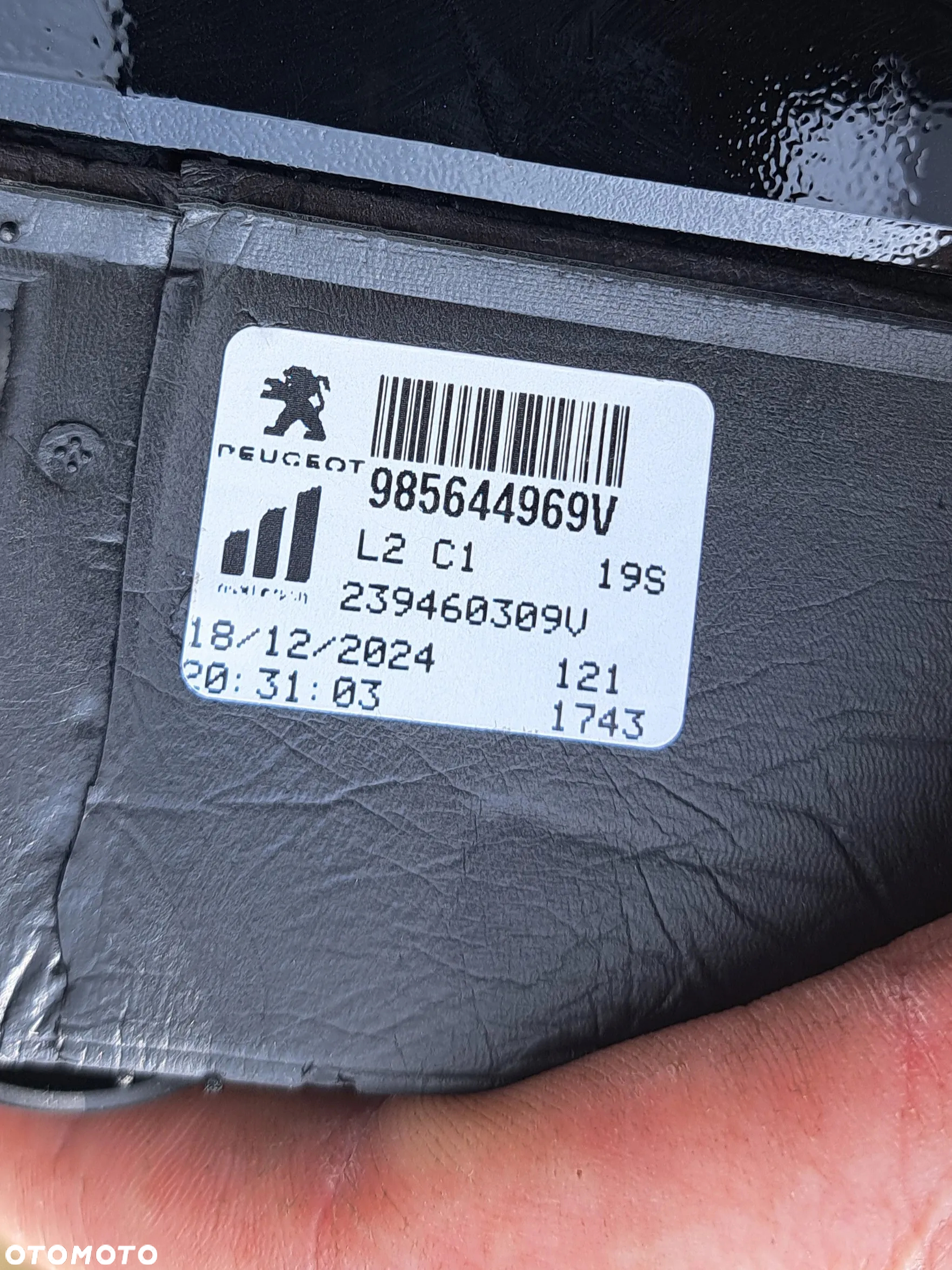 Lusterko prawe Opel Astra L Peugeot 308 III P5 408 985644969V - 9