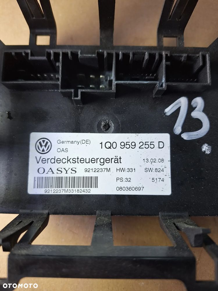moduł sterownika dachu 1Q0959255D VW EOS - 2