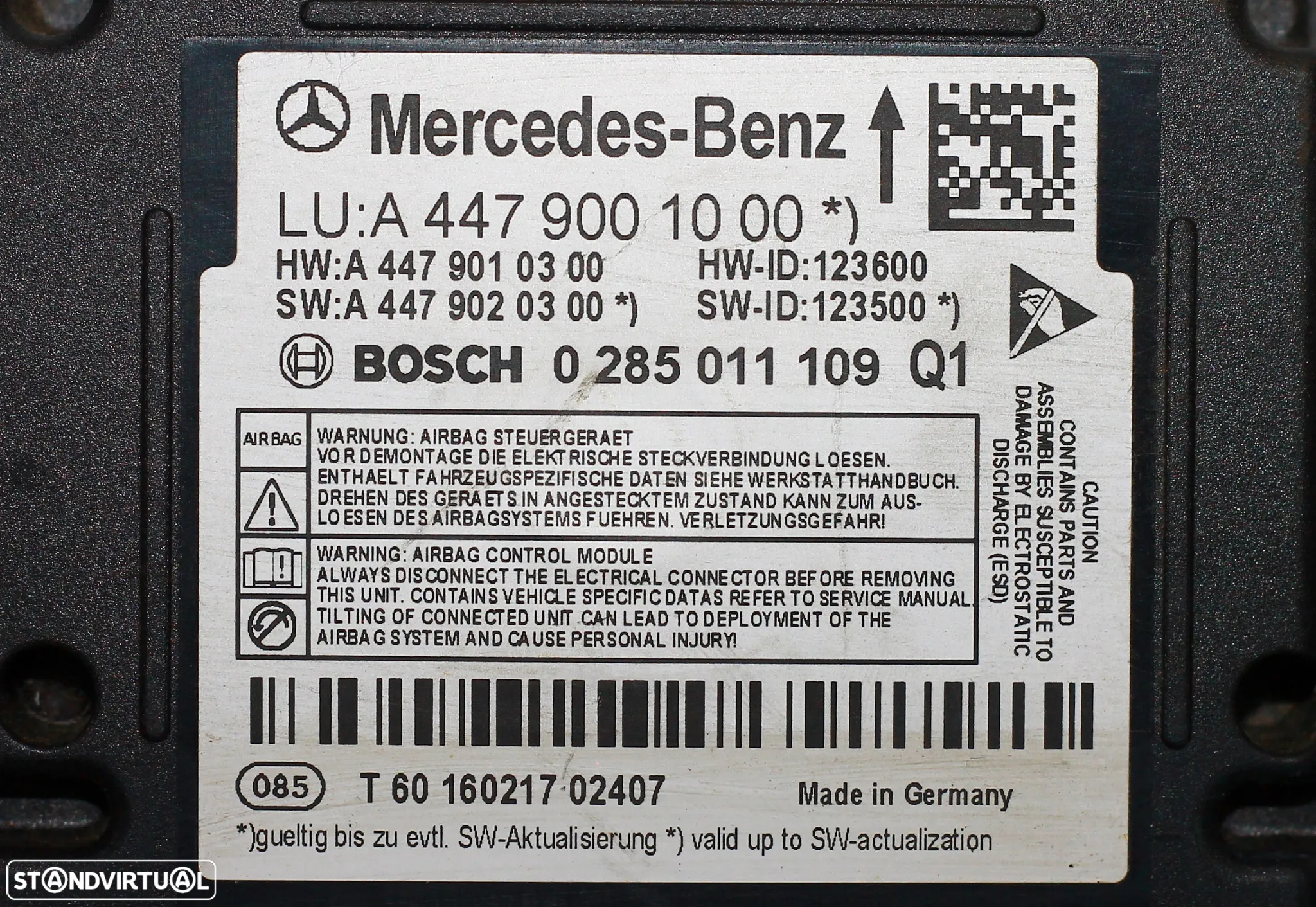 CENTRALINA DE MOTOR MERCEDES VIANO - 5