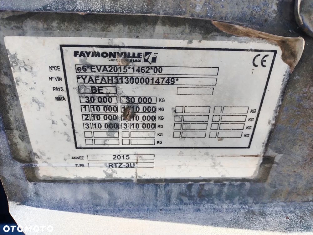 Faymonville Przyczepa niskopodwoziowa 3 OSIE Rama Ocynkowana - 4