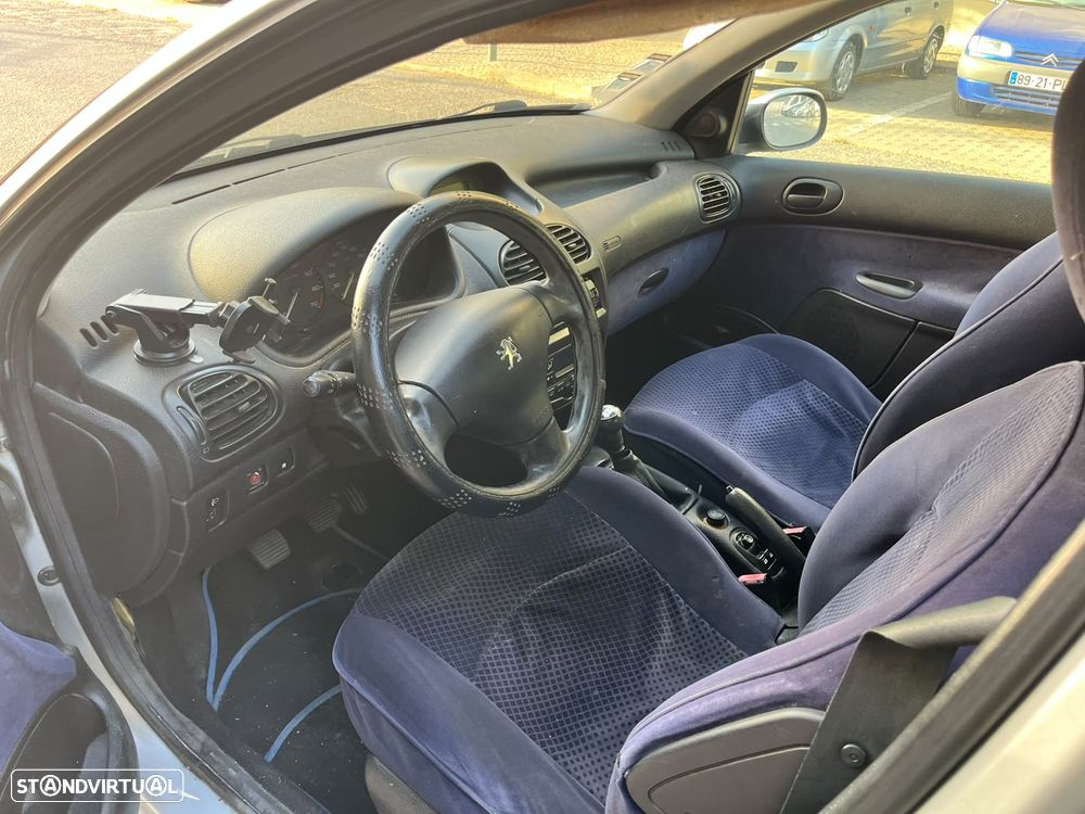 Peugeot 206 1.1 Black & Silver - 7