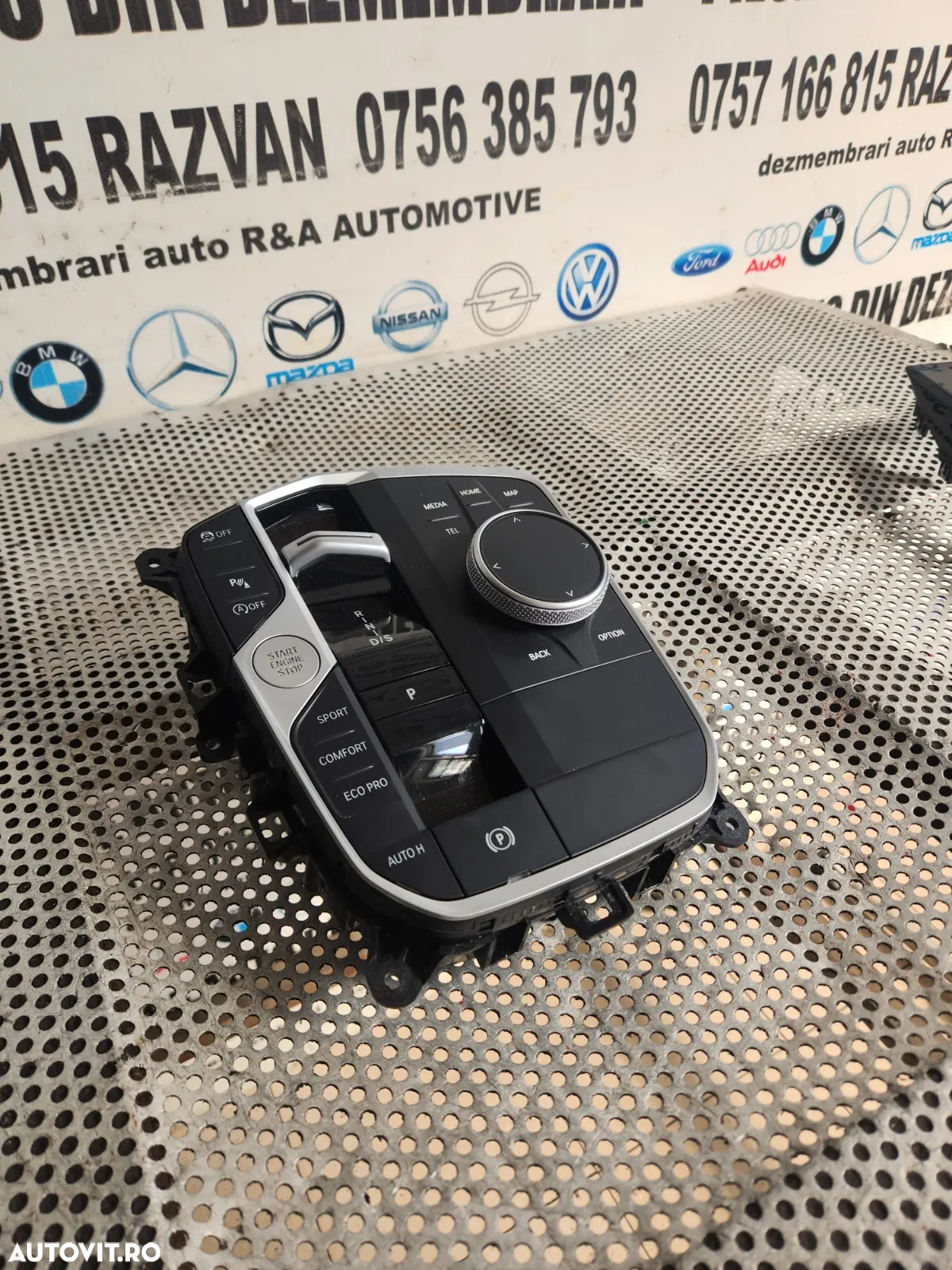 Consola Centrala Idrive Selector Viteze Timonerie Buton Start Stop Frana De Mana Bmw G20 G21 G22 G23 G26 G28 G29 G42 M2 M3 M4 Volan Stanga Dezmembrez Bmw - Dezmembrari Arad - 3