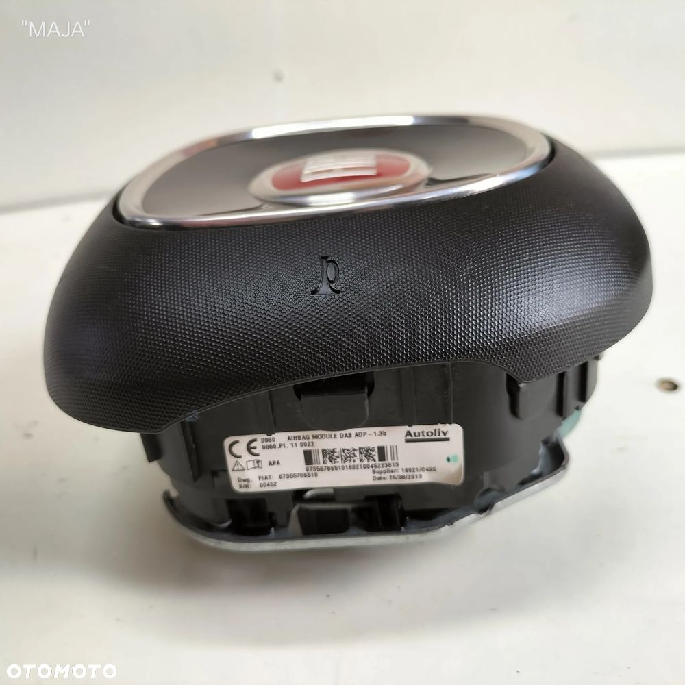 FIAT 500L KOMPELT PODUSZEK DESKA KONSOLA AIRBAG KIEROWCA PASAŻER ORYGINAŁ DEMONTAŻ - 21