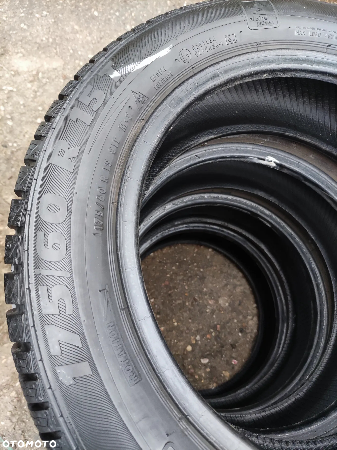 175/60R15 81T Opony Zimowe Zima SEMPERIT MASTER-GRIP 7mm Legnica ALU-RAD 175/60 - 5