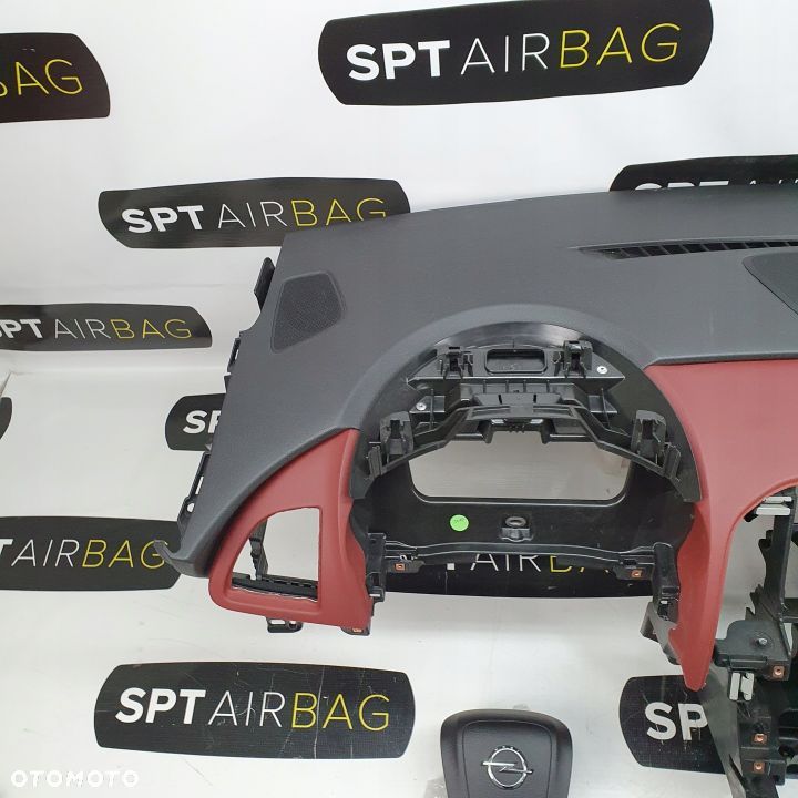 OPEL ASTRA IV J DESKA ROZDZIELCZA KONSOLA KOKPIT PULPIT PODUSZKI AIRBAG AIR BAG PASY NAPINACZEKIT SET - 2