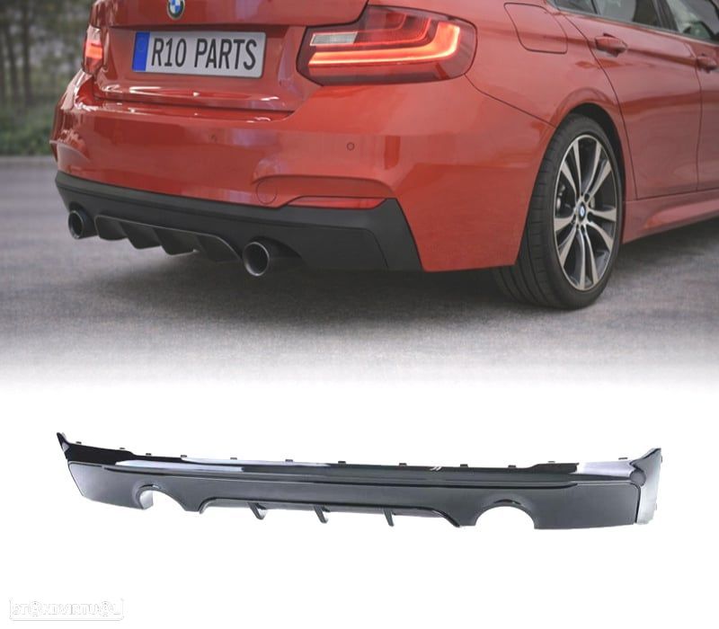 DIFUSOR BMW F22 F23 LOOK M PERFORMANCE PRETO BRILHANTE - 1