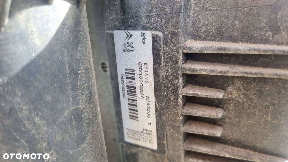 citroen c3 ii 1.2 1.4 benzyna pas przedni chłodnica wody wentylator - 10