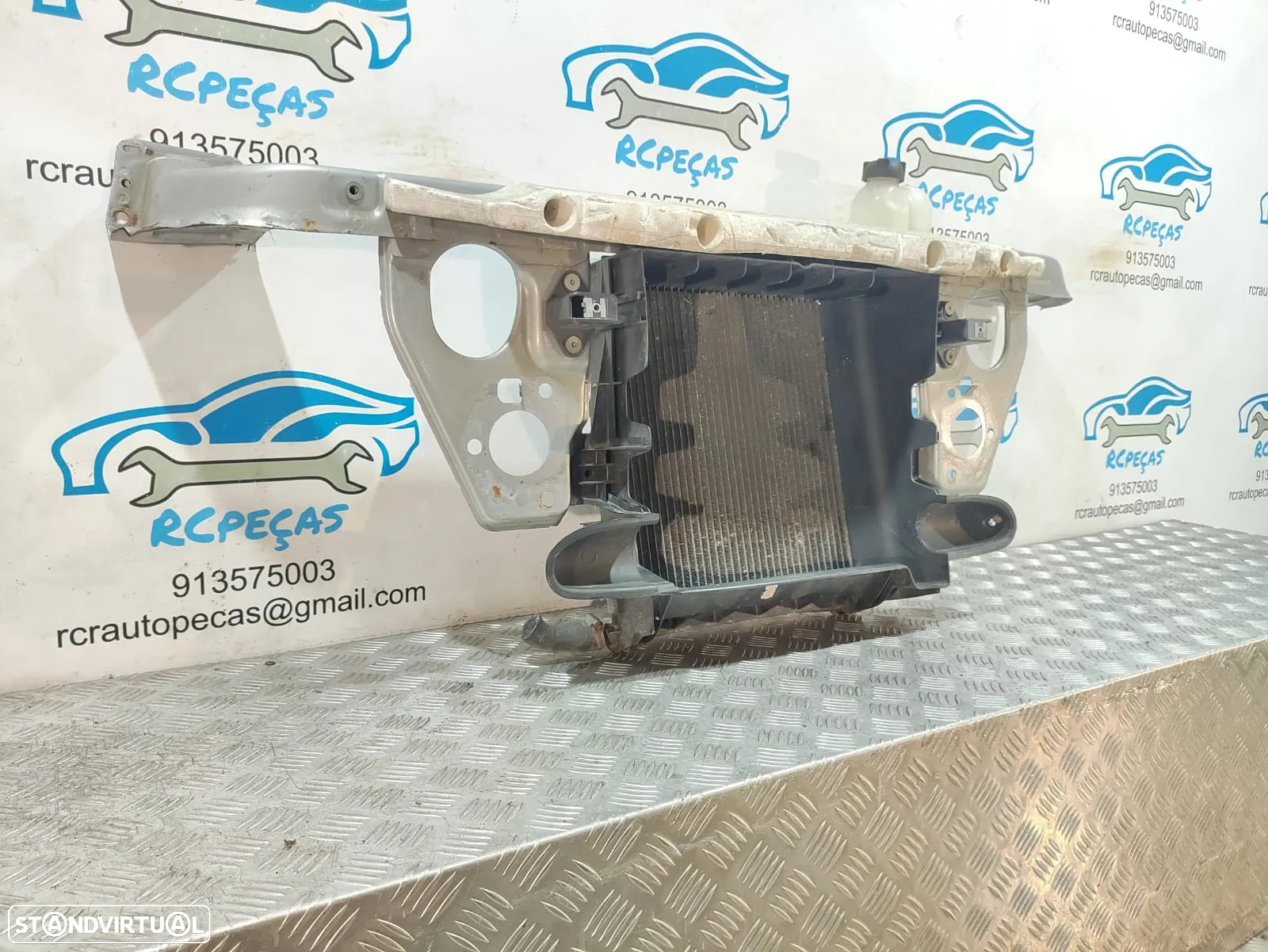 Frente fibra/chapa Smart Fortwo 0.8 cdi com radiador e ventilador original - 7