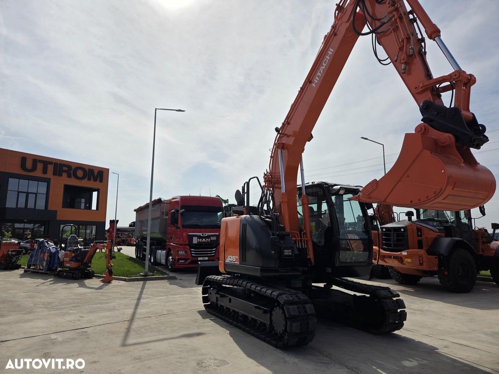 Hitachi ZX135US-6, 15t, 2018, 3.958h, PADURI CAUCIUC NOI, CUPLA RAPIDA HIDRAULICA, CUPA LATA NOUA, cupa ingusta, camera spate, camere laterale, Adanc sapare 6m, latime 2,49m, ridica 7t, consum mediu 7l/h, posibil leasing 3 ani-PROMOTIE 79.900 EUR+Tva - 6