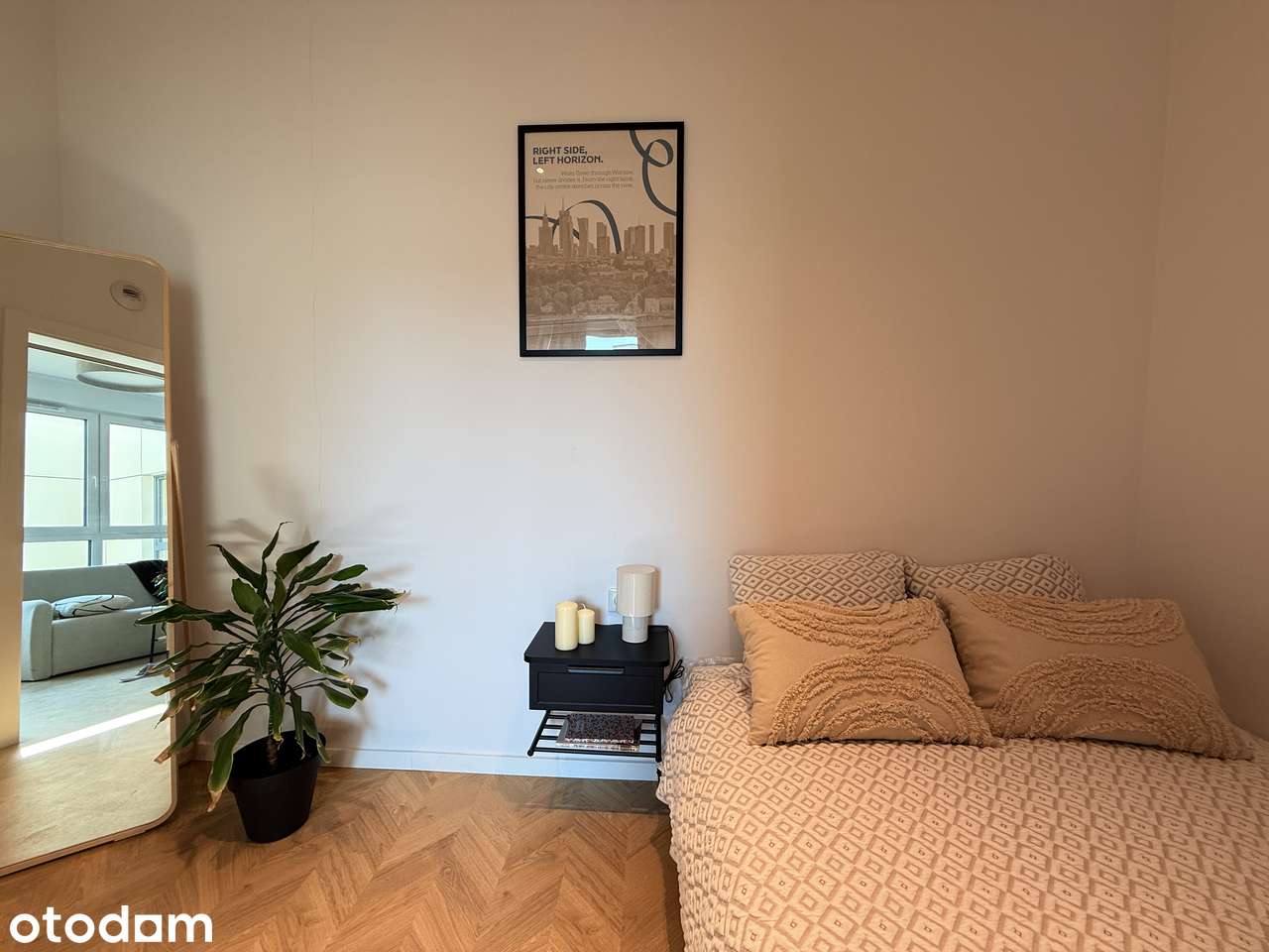 NOWE studio z wydzieloną sypialnią przy M2 Szwedzka (bezpośrednio)