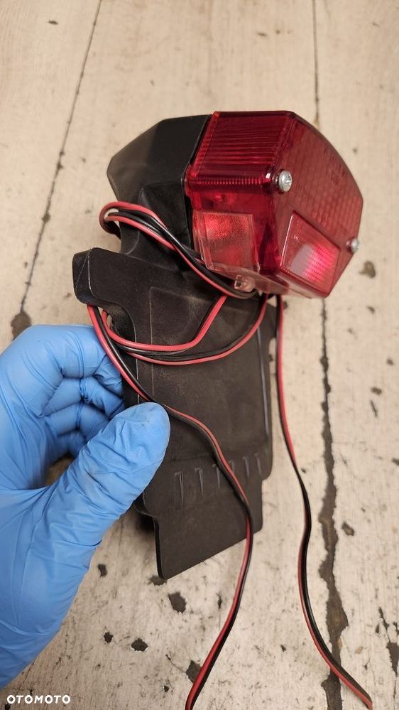 Lampa tył Veralux MA Elcom uchwyt tablicy KTM GS 250 - 5