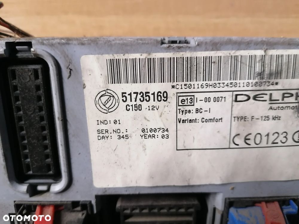 MODUL SKRZYNKA BSI PUNTO DOBLO 51735169 - 4