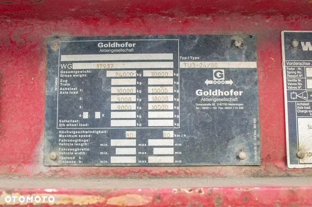 Goldhofer TU 3-24/80 przyczepa niskopodwoziowa z Niemiec - 19
