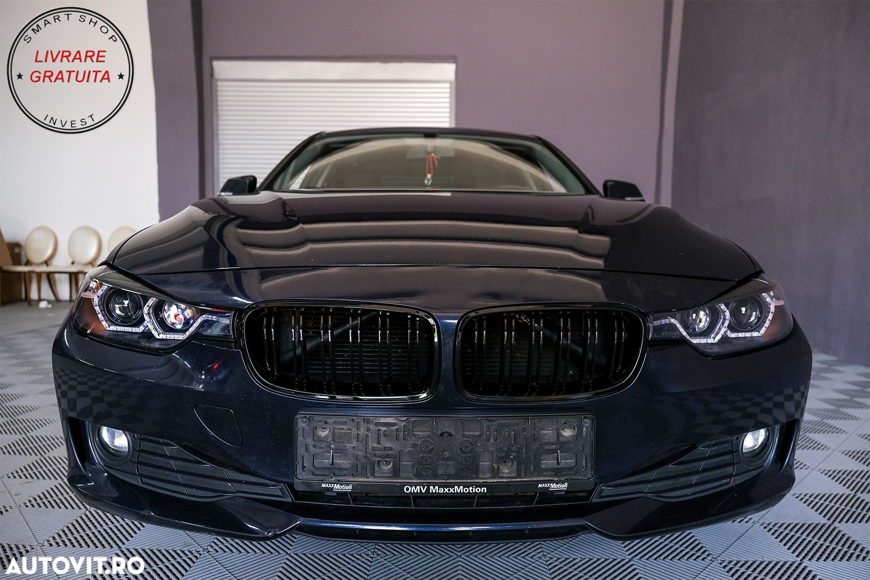 Grile Centrale BMW Seria 3 F30 (2011+) Piano Black M Design- livrare gratuita - 22