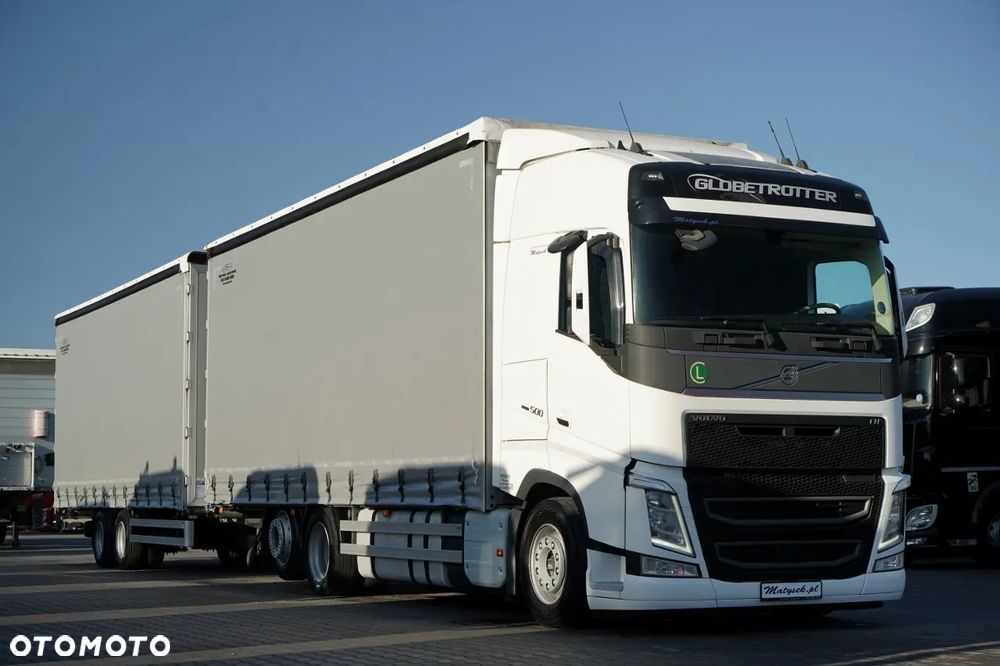 Volvo FH 500 / TANDEM PRZEJAZDOWY 120 M3 / 6X2 / MEGA / OŚ PODNOSZONA / TV / + PRZYCZEPA GNIOTPOL - 7