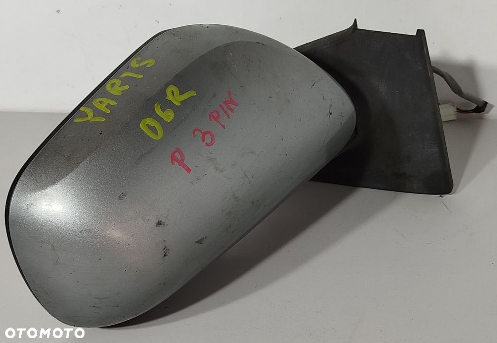 lusterko prawe przednie TOYOTA YARIS II 05-09 3 PIN - 2