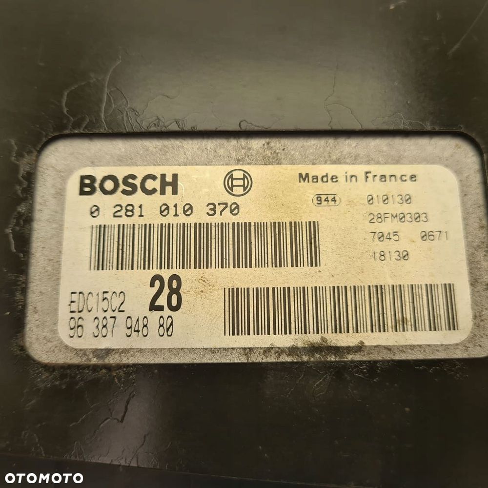 komputer 0281010370 9638794880 citroen peugeot - 2