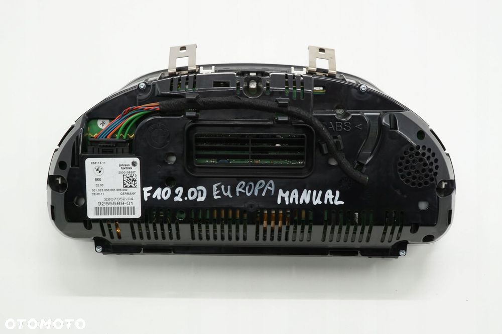 BMW 5 F10 F11 11R LICZNIK ZEGAR 2.0D EUROPA 9255589 - 4